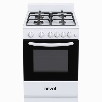 Bevoi LCBEVRG20GGWW 20 inch Freestanding 1.9 cu. ft. Gas Range with Splashback in White